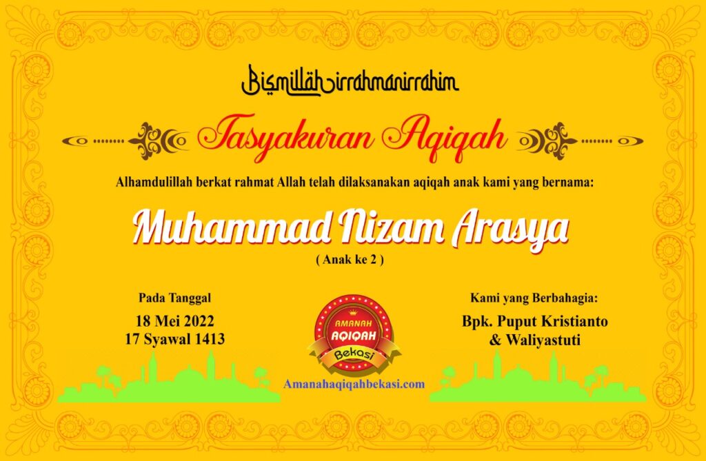 paket aqiqah anak laki laki